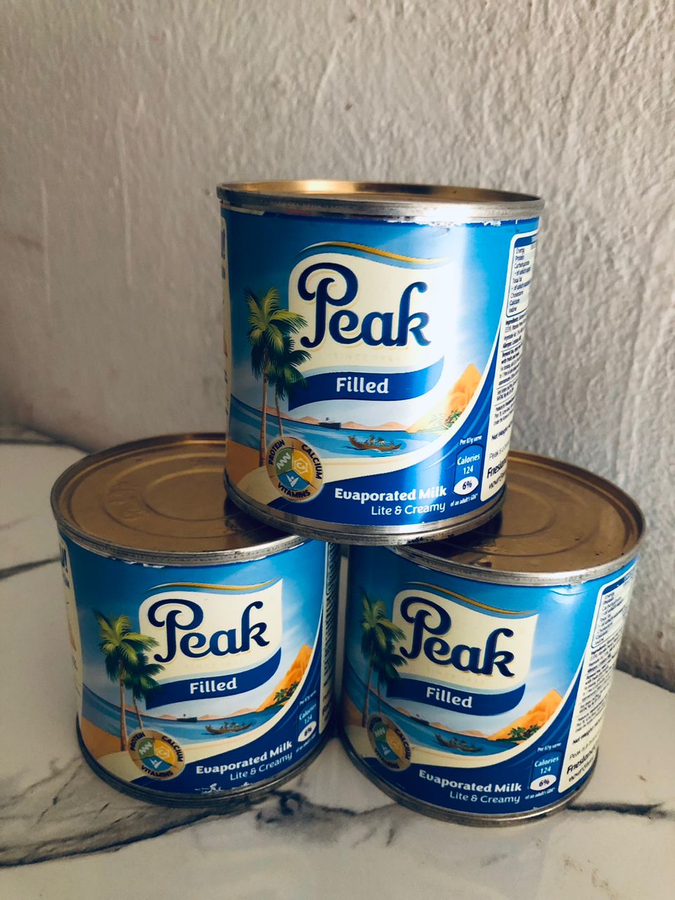 Peak Evaporated Milk Tin